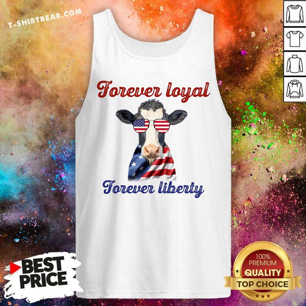 Cow Forever Loyal Liberty American Glass Shirt
