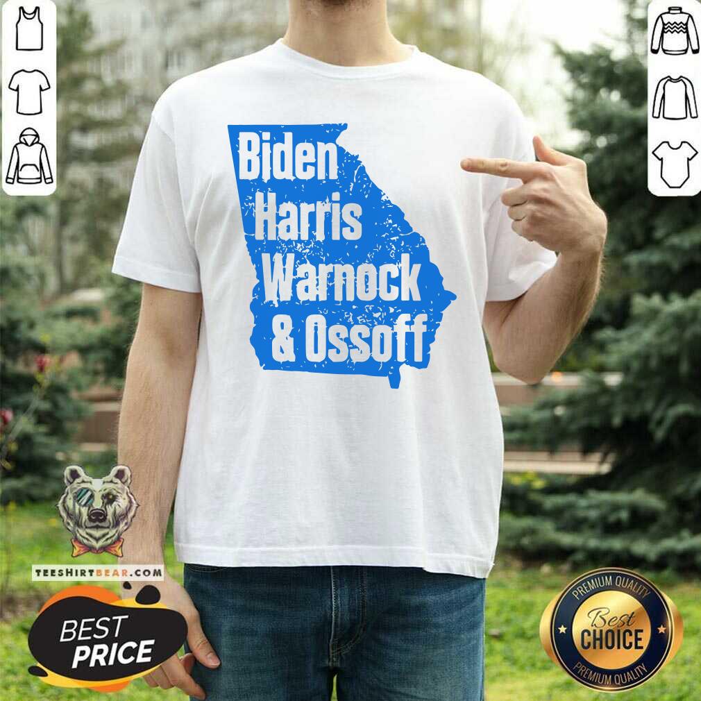 Cute Biden Harris Warnock & Ossoff Senate Win In Georgia Shirt