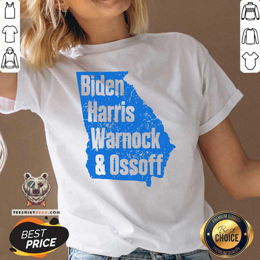 Cute Biden Harris Warnock & Ossoff Senate Win In Georgia Shirt
