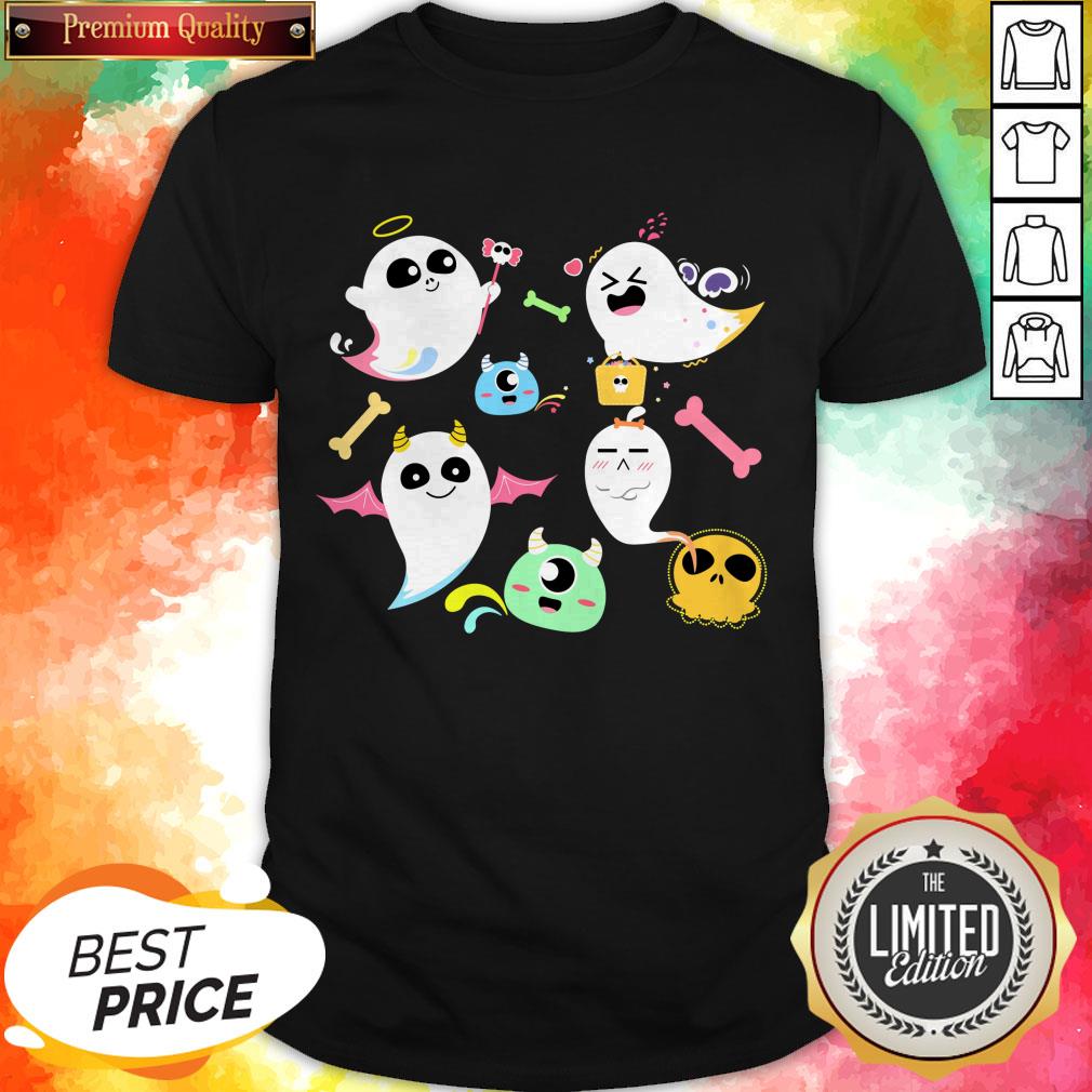 Cute Boo Little Cute Ghost Perfect This Halloween Shirt