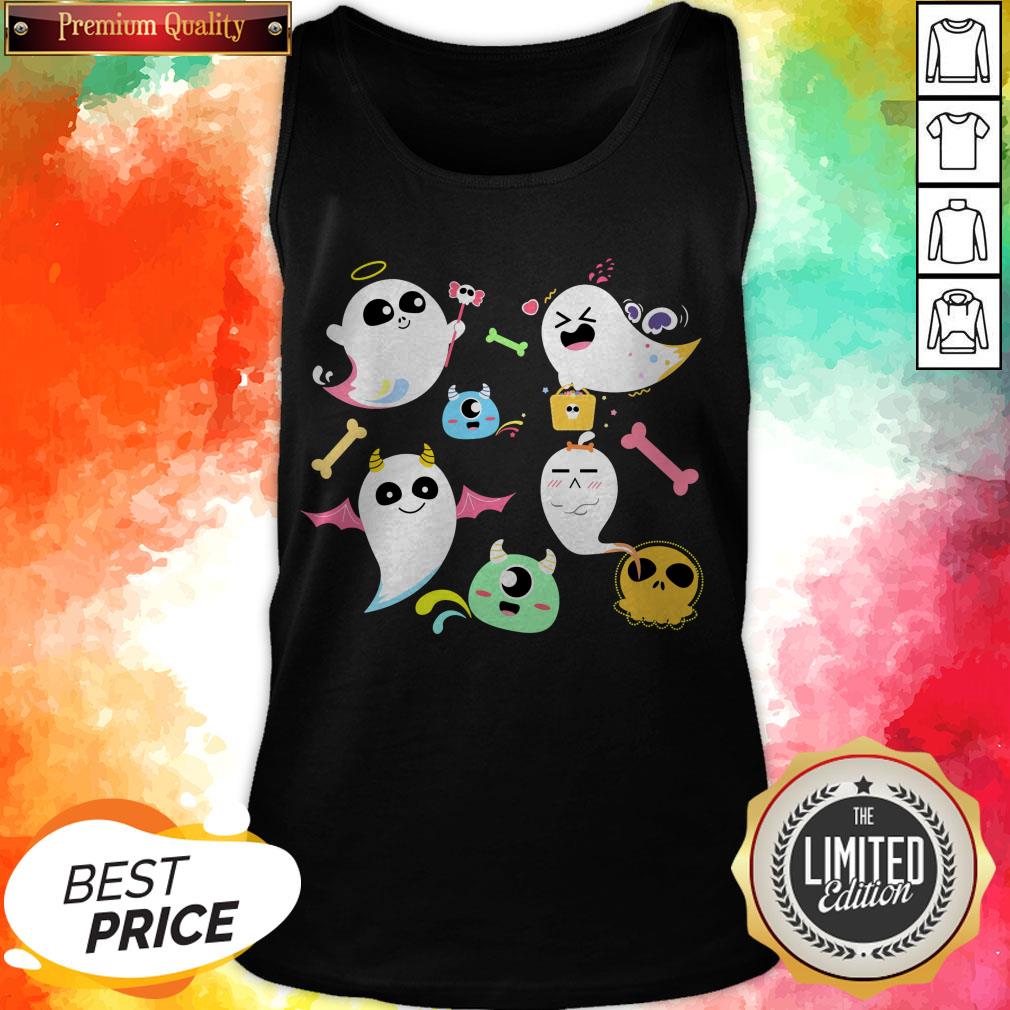 Cute Boo Little Cute Ghost Perfect This Halloween Shirt