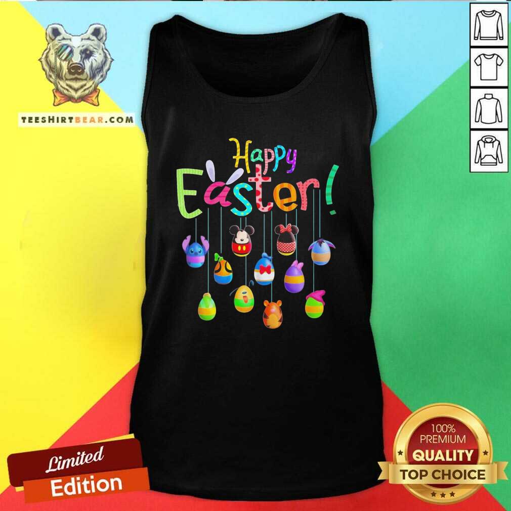 Cute Disney Characters Egg Easter Day 2021 Shirt