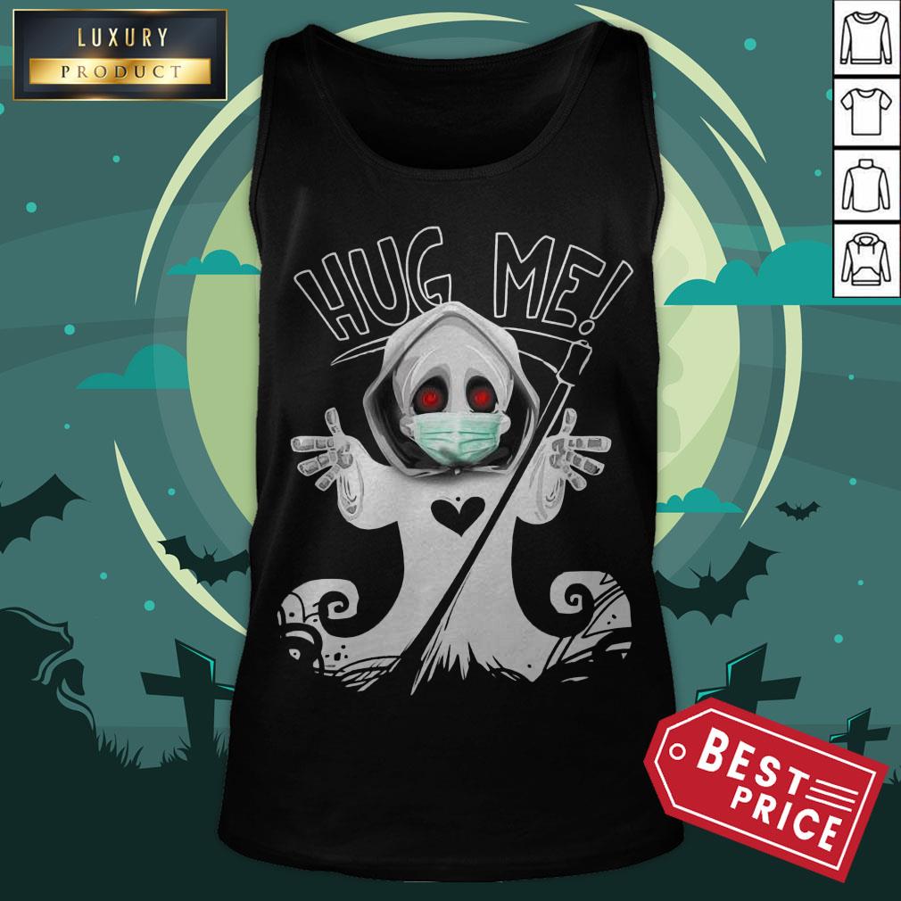 Cute Grim Reaper With Mask Halloween T-Shirt