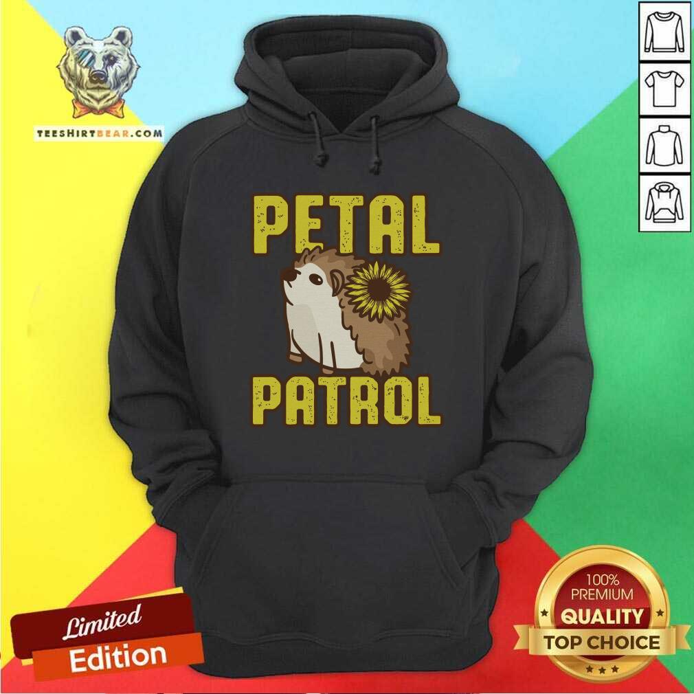 Cute Hedgehog Sunflower Petal Patrol Shirt