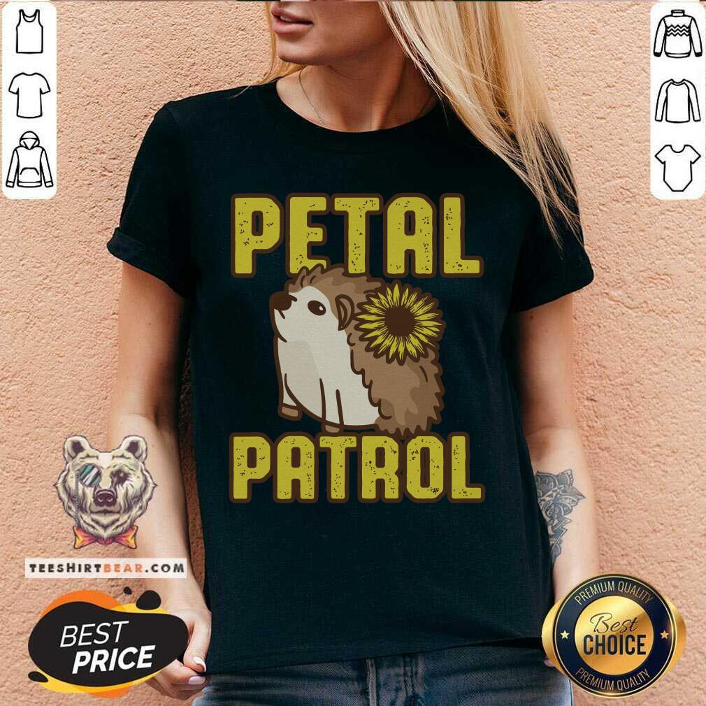 Cute Hedgehog Sunflower Petal Patrol Shirt