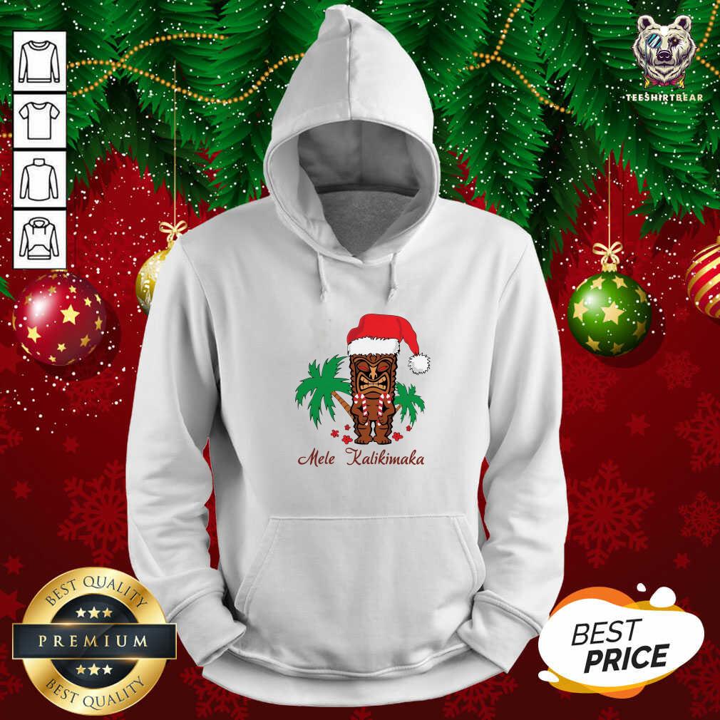Cute Mele Kalikimaka Merry Christmas Hawaiian Tiki Shirt