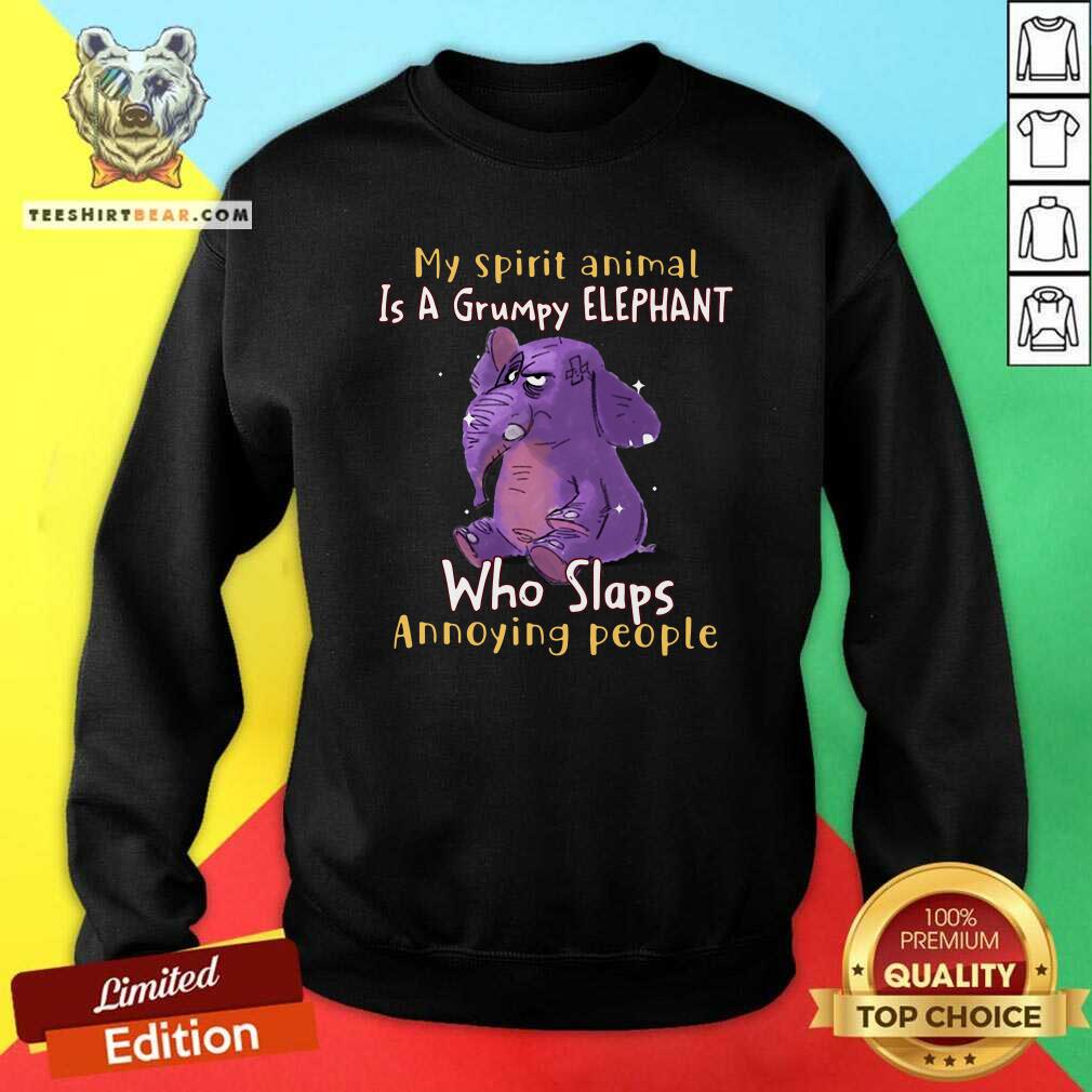 Cute My Spirit Animal Is A Grumpy Elephant Shirt