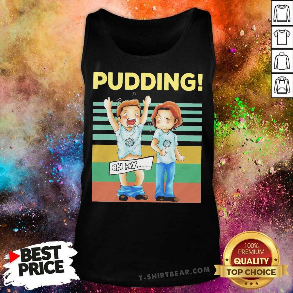 Cute Pudding Oh My Supernatural Vintage Retro Shirt