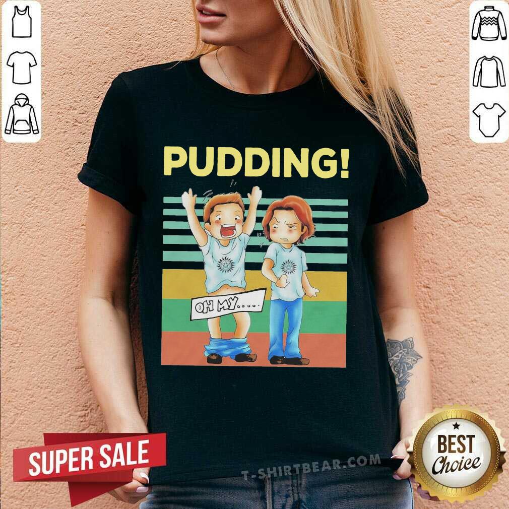 Cute Pudding Oh My Supernatural Vintage Retro Shirt