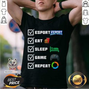 Premium Esport Eat Sleep Game Repeat Shirt