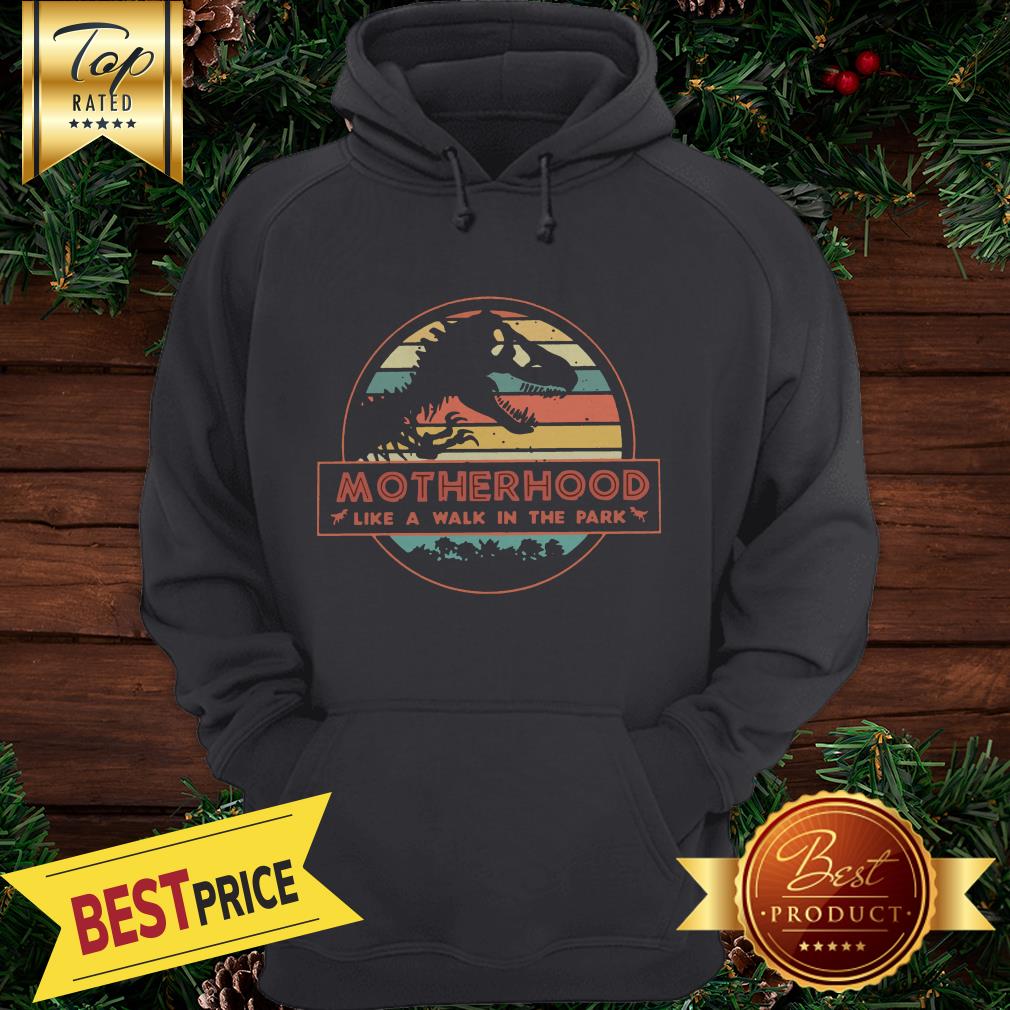 Dinosaurs motherhood like a walk in the park vintage shirt