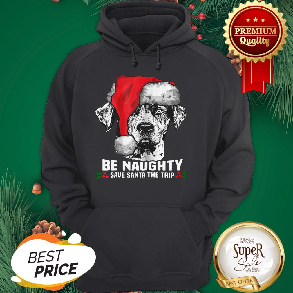 Dog Be Naughty Save Santa Catahoula Cur Xmas Shirt
