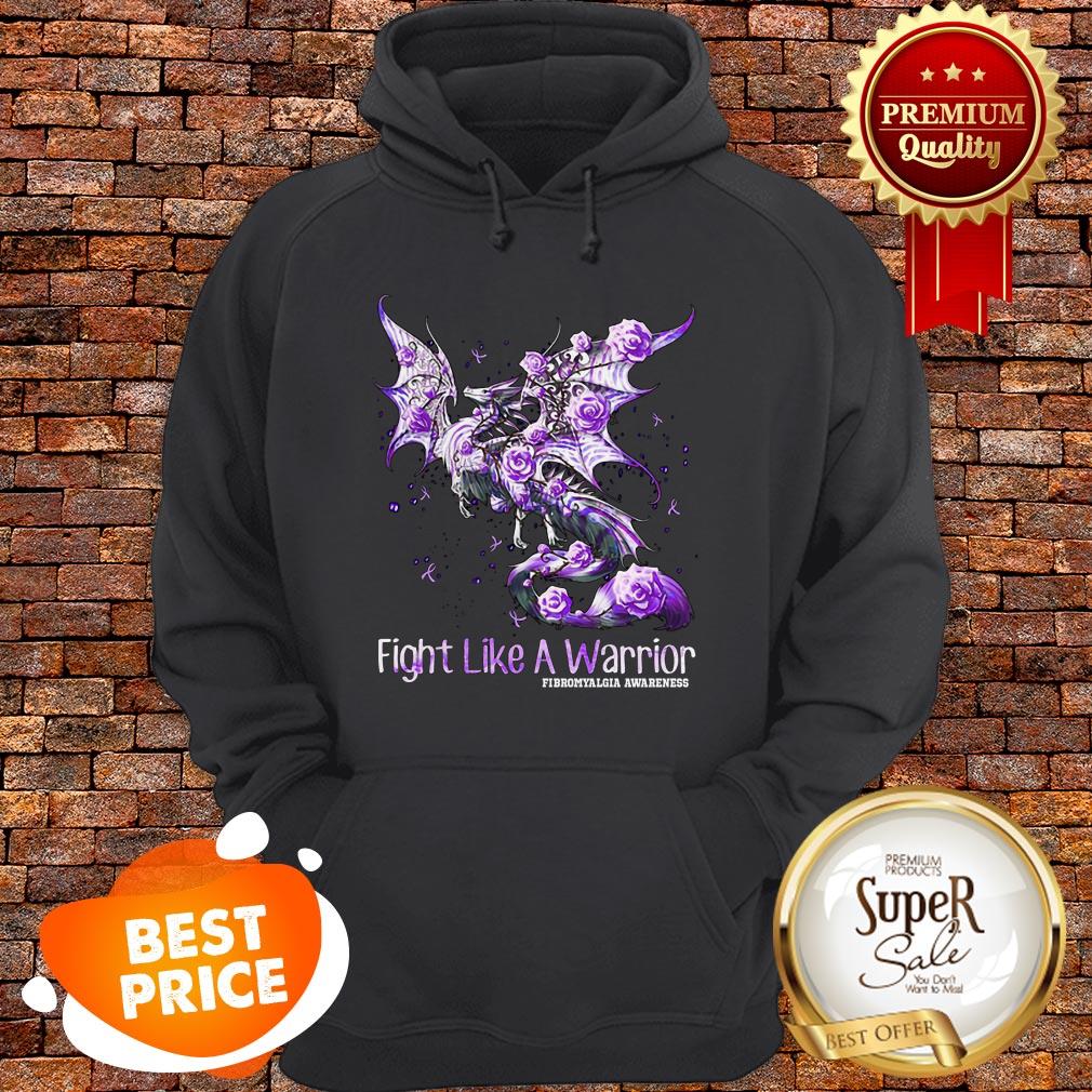 Dragon Fight Like A Warrior Fibromyalgia Awareness Shirt