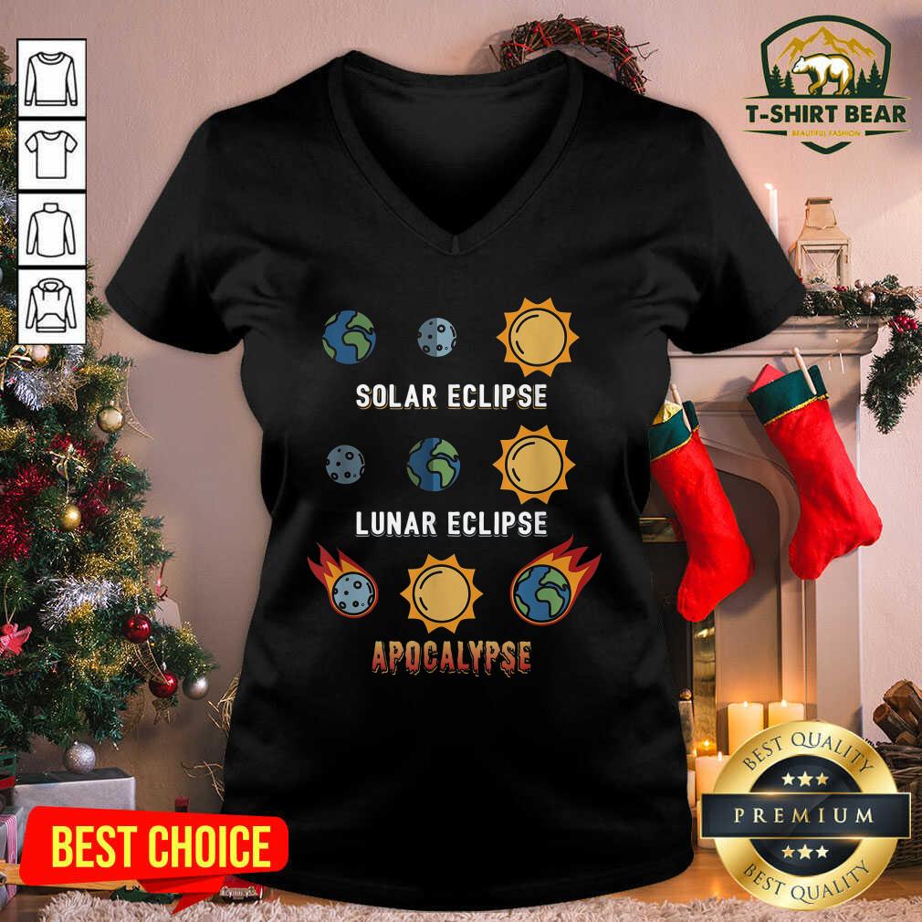 Pretty Lunar Eclipse Solar Eclipse Apocalypse Shirt