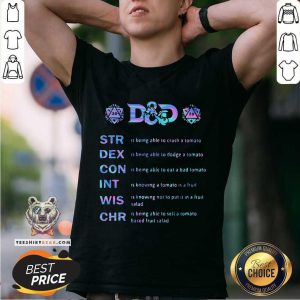 Funny Dad Str Dex Con Int Wis Chr Shirt
