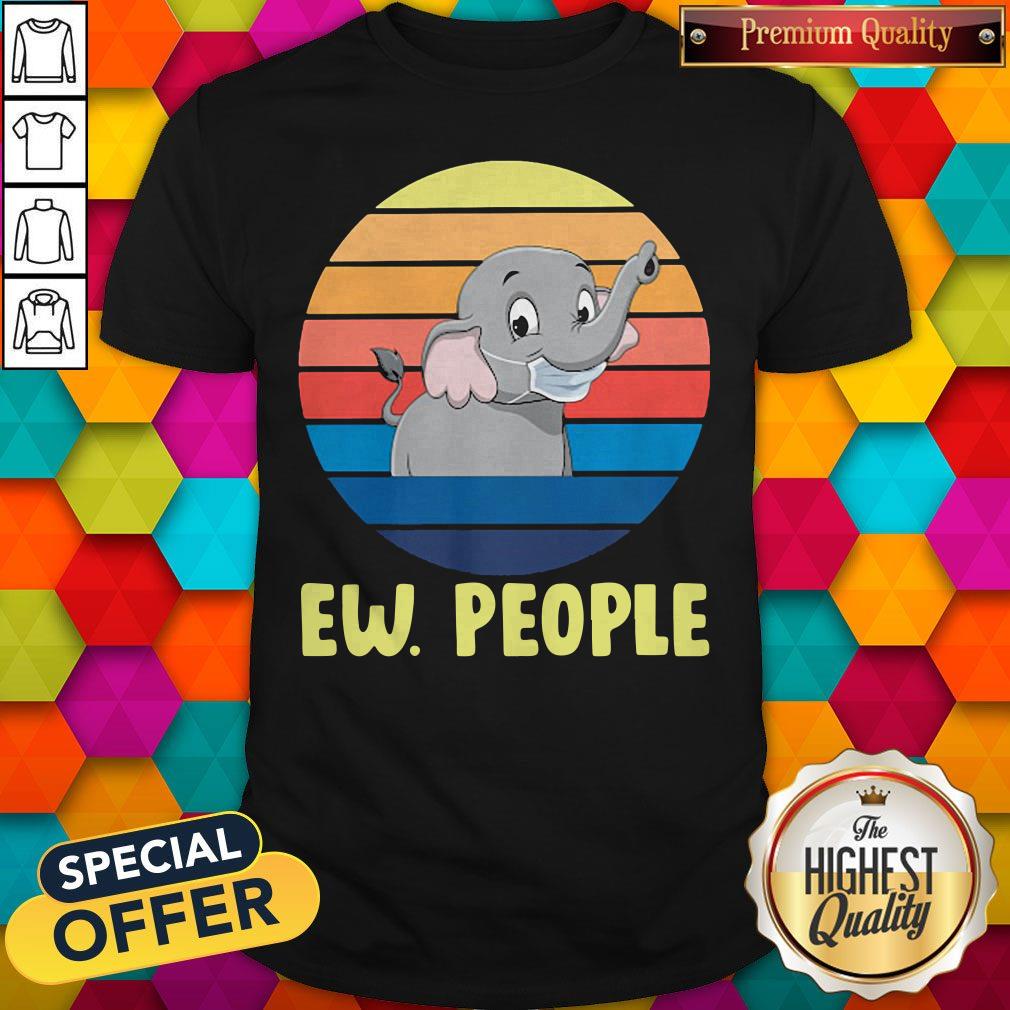 Elephant Mask Ew People Vintage Retro Shirt