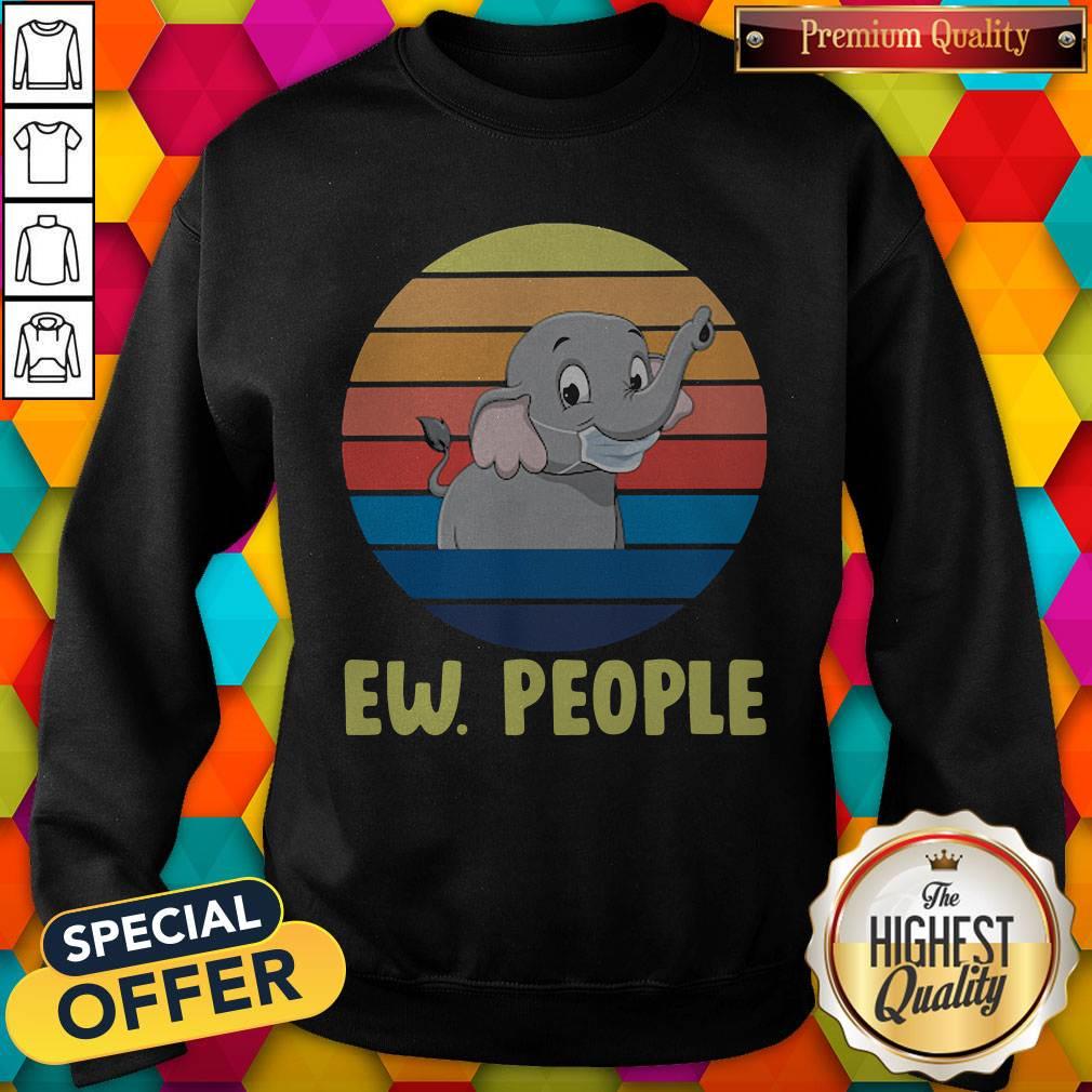 Elephant Mask Ew People Vintage Retro Shirt