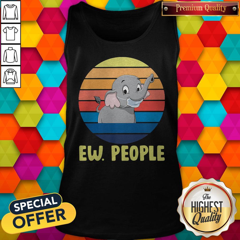 Elephant Mask Ew People Vintage Retro Shirt