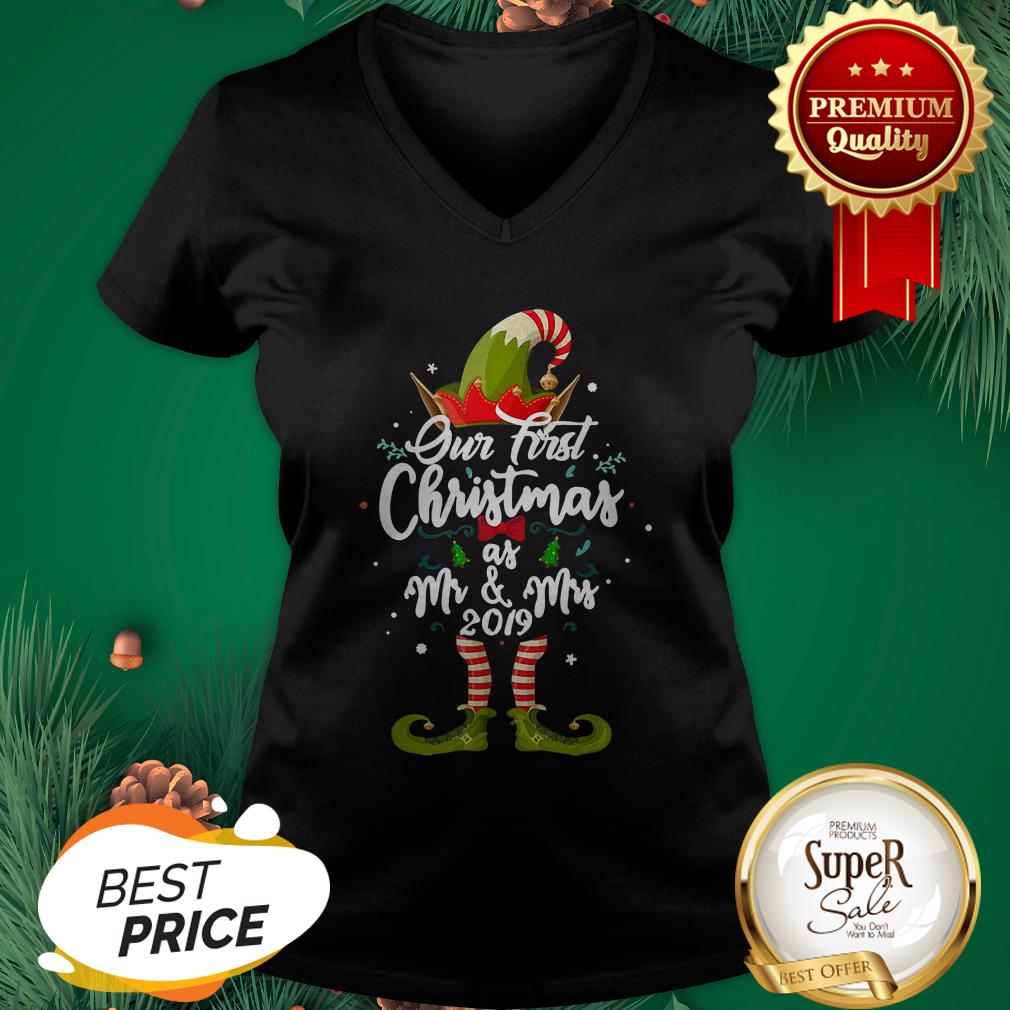 Elf Our First Christmas As Mr & Mrs 2019 Christmas Shirt