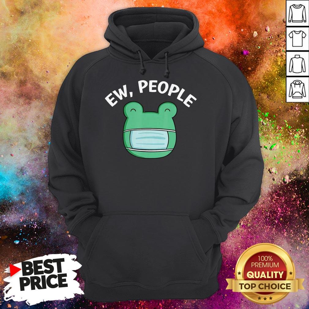 Ew People Frog Wearing A Face Mask T-Shirt
