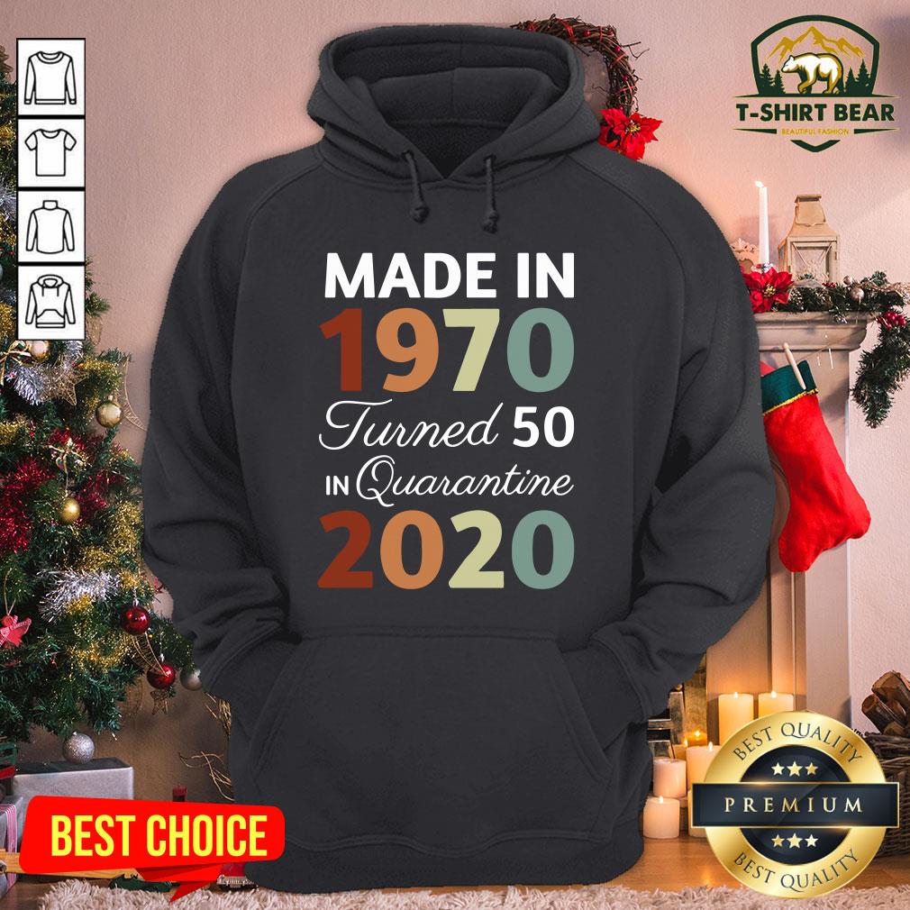 Exactly Made In 1970 Turned 50 Quarantine 2020 50th Birthday Vintage Shirt
