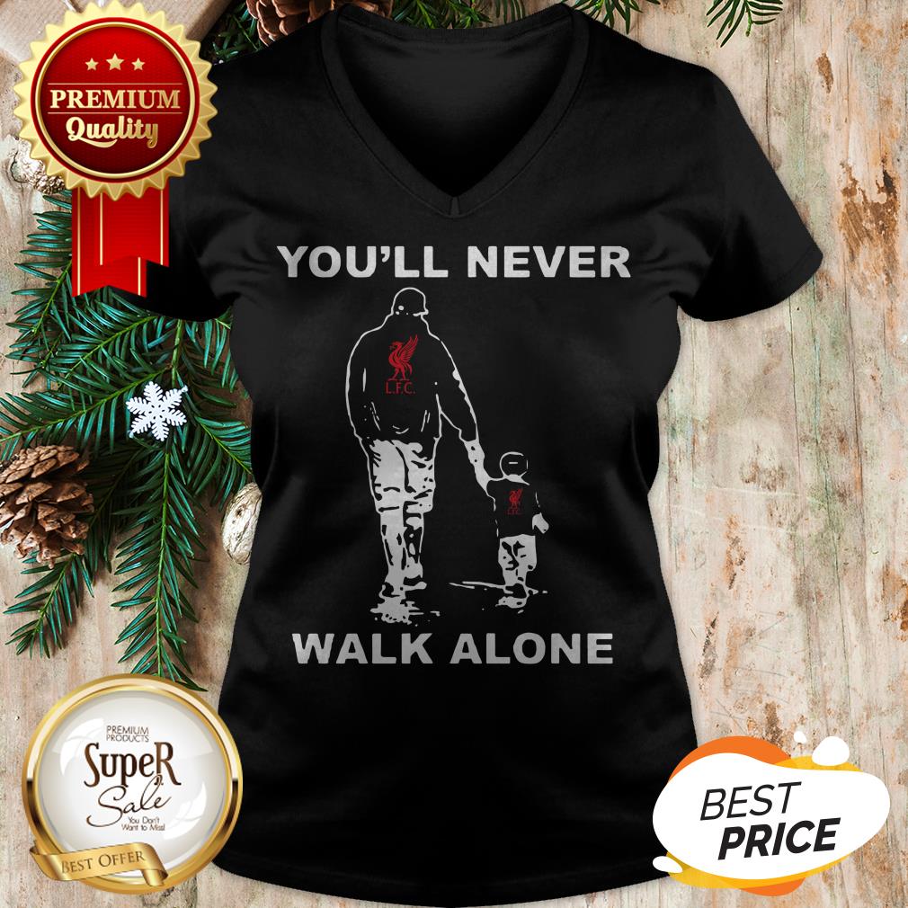 Father And Son You'll Never Walk Alone Liverpool FC Shirt