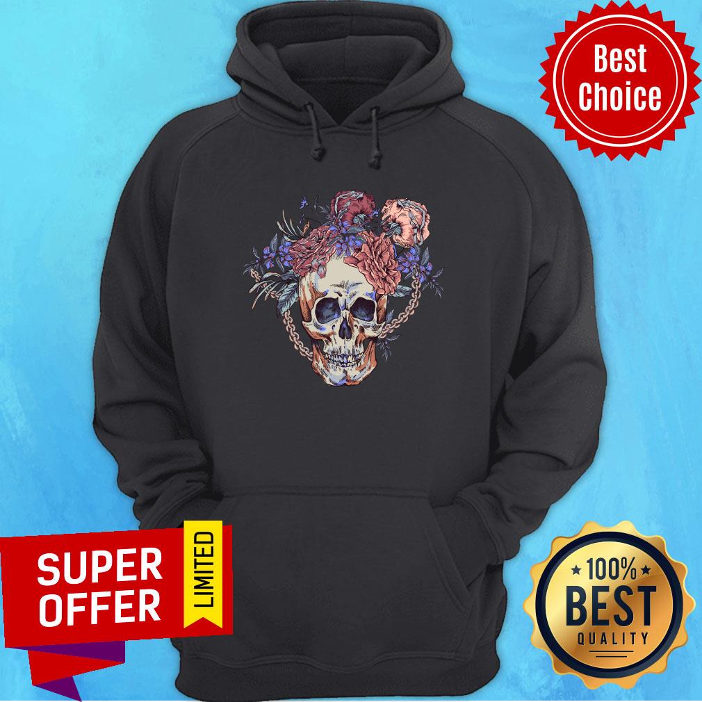 Flower Day Of The Dead Vintage Sugar Skull Shirt