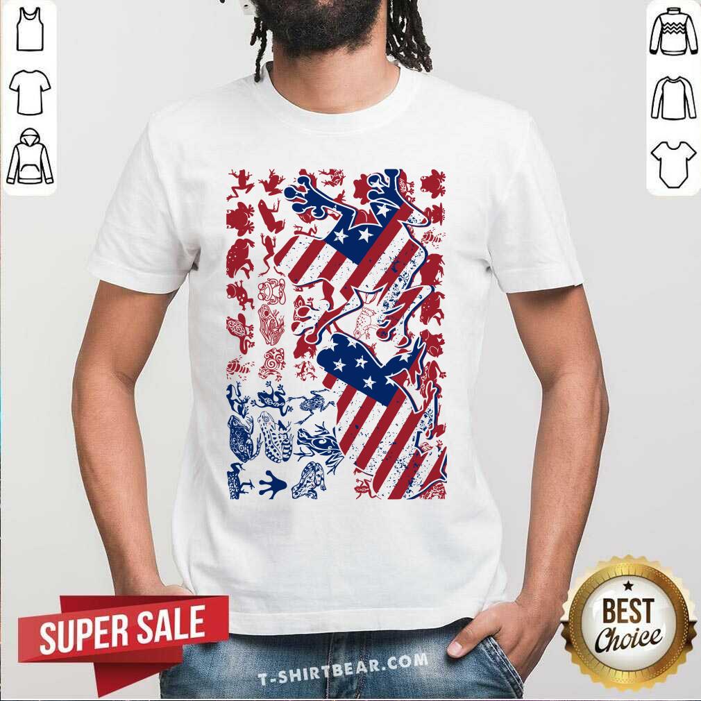 Frog America Flag Shirt