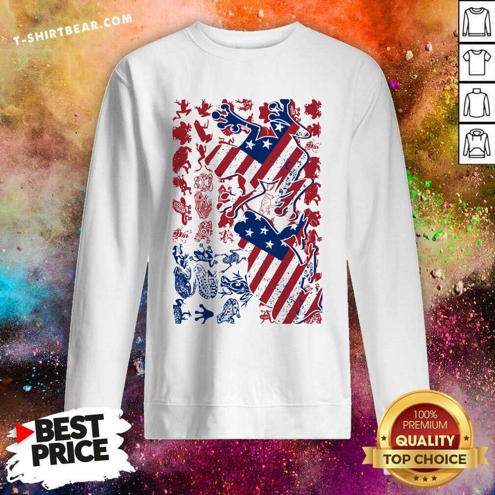 Frog America Flag Shirt