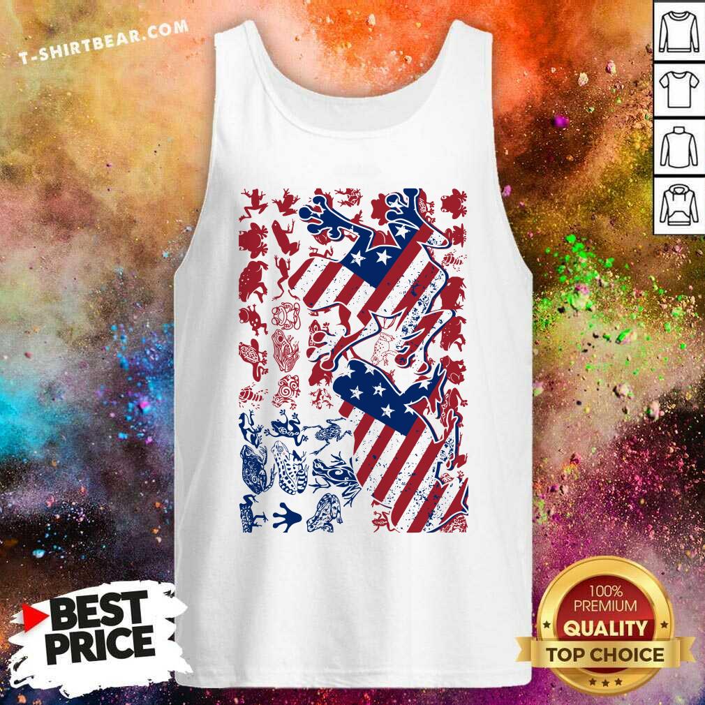 Frog America Flag Shirt