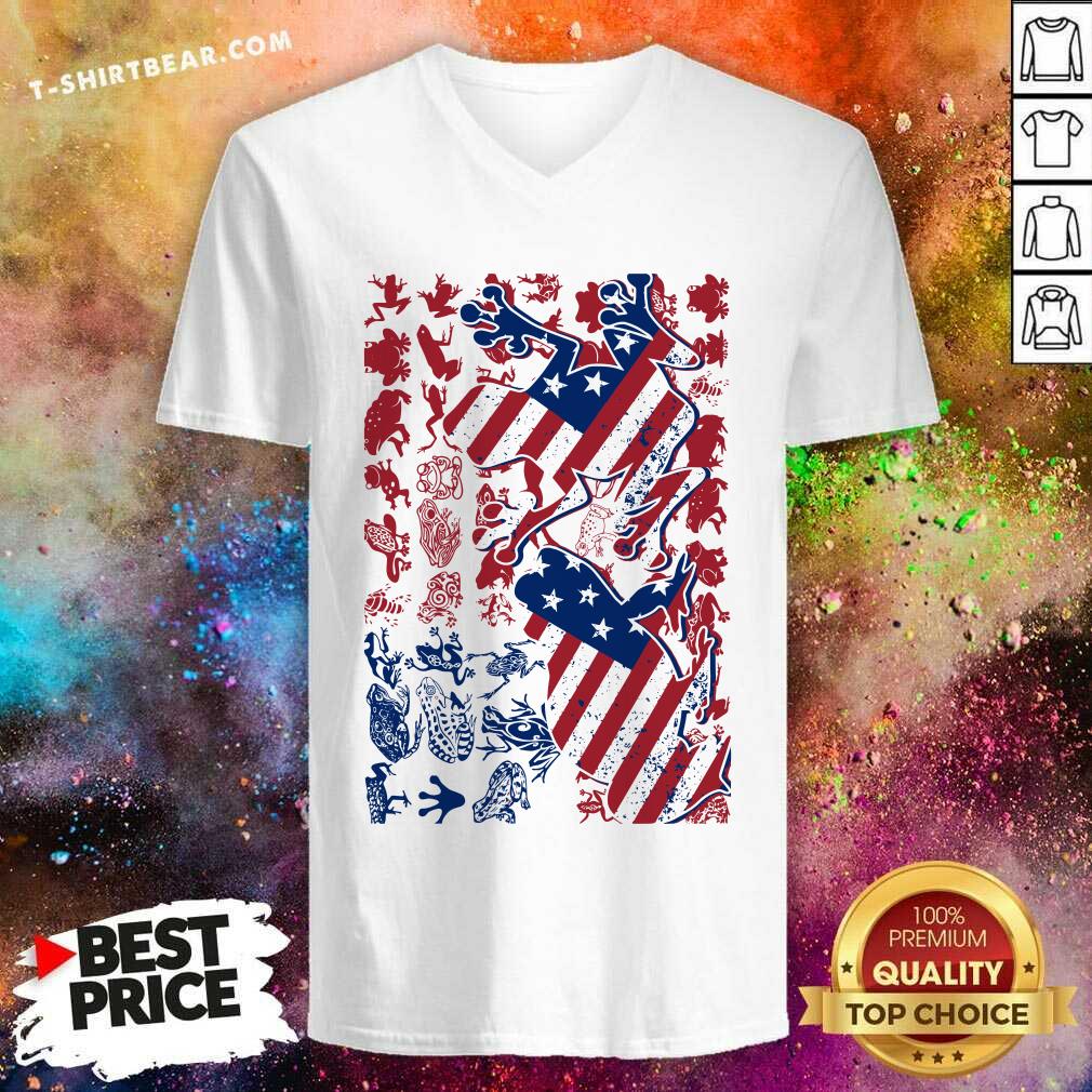 Frog America Flag Shirt