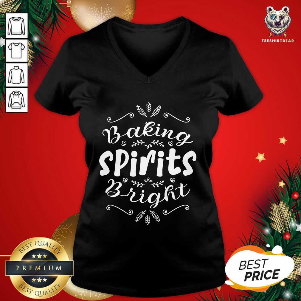 Funny Baking Spirits Bright Christmas For Family Shirt