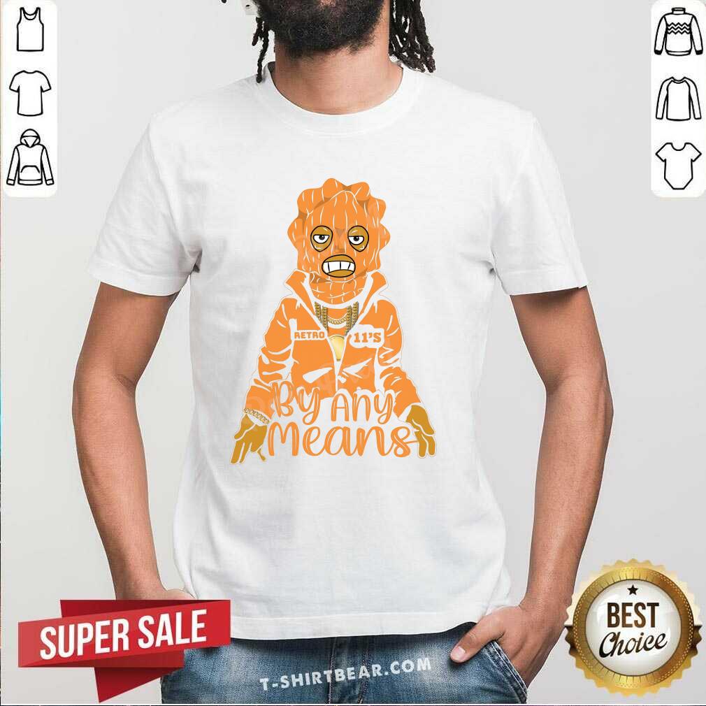 Funny By Any Means Air Jordan Retro 11 Shirt