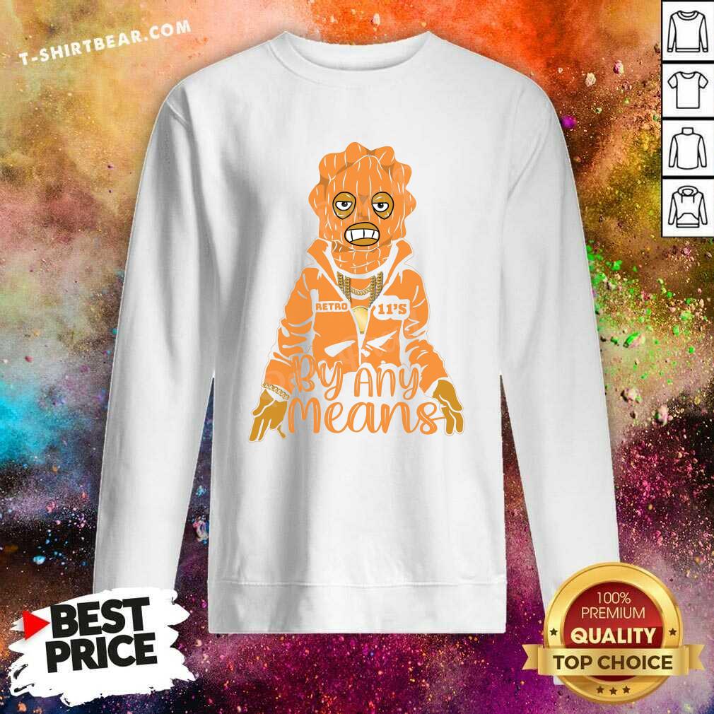 Funny By Any Means Air Jordan Retro 11 Shirt