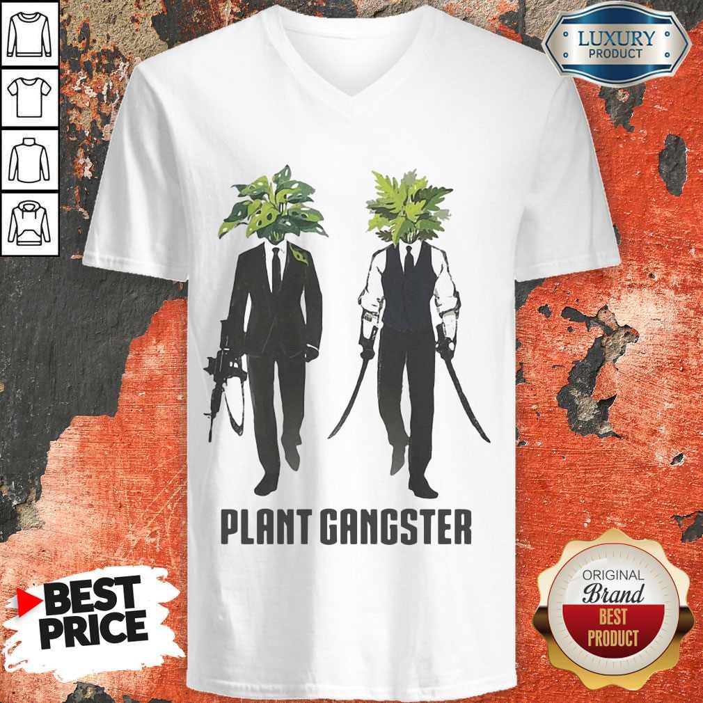 Funny Gardening Plant Gangster Shirt