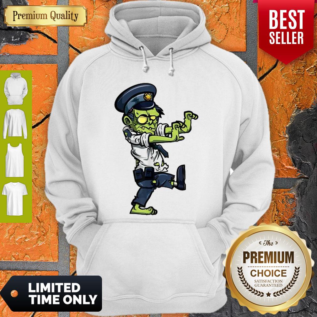 Funny Halloween Zombie Policeman Costume Shirt