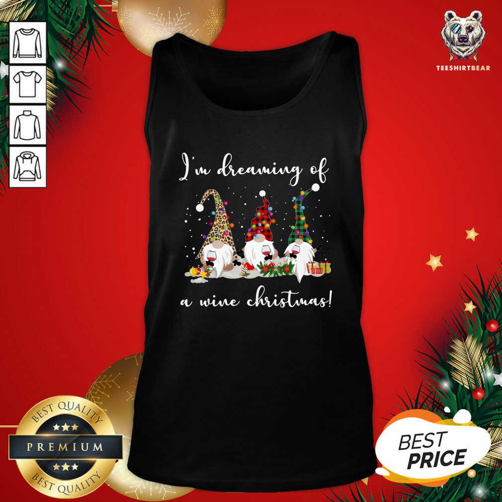 Funny I'm Dreaming Of A Wine Christmas Shirt