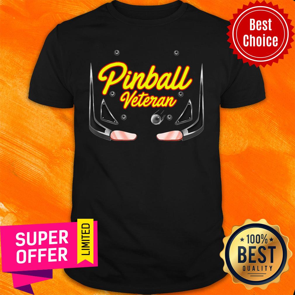 Funny Pinball Veteran Arcade Games Players Shirt