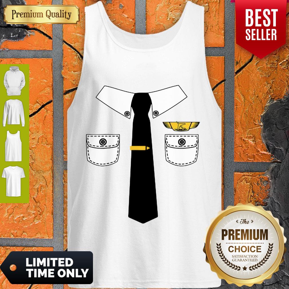 Funny Policeman Halloween Lazy Costume Scary Holiday Gift Shirt