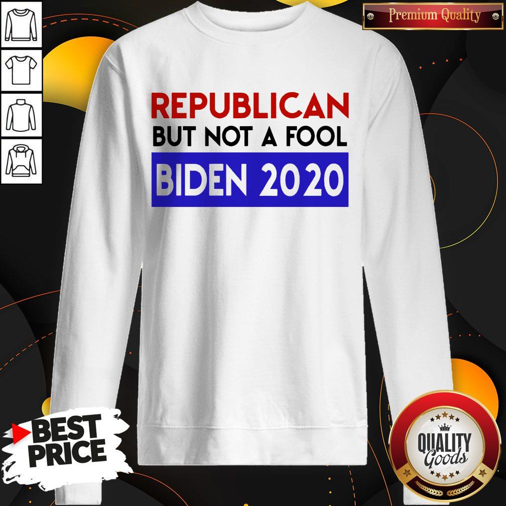Funny Republican But Not A Fool Biden 2020 Shirt