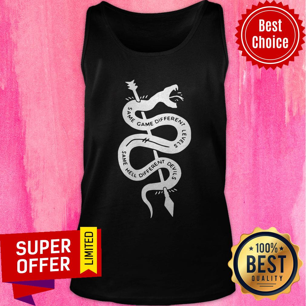 Funny Rock Same Game Different Levels Same Hell Different Devils Shirt