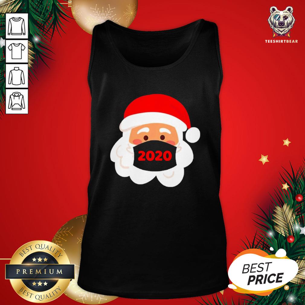 Funny Santa Claus Wearing Face Mask 2020 Christmas Shirt