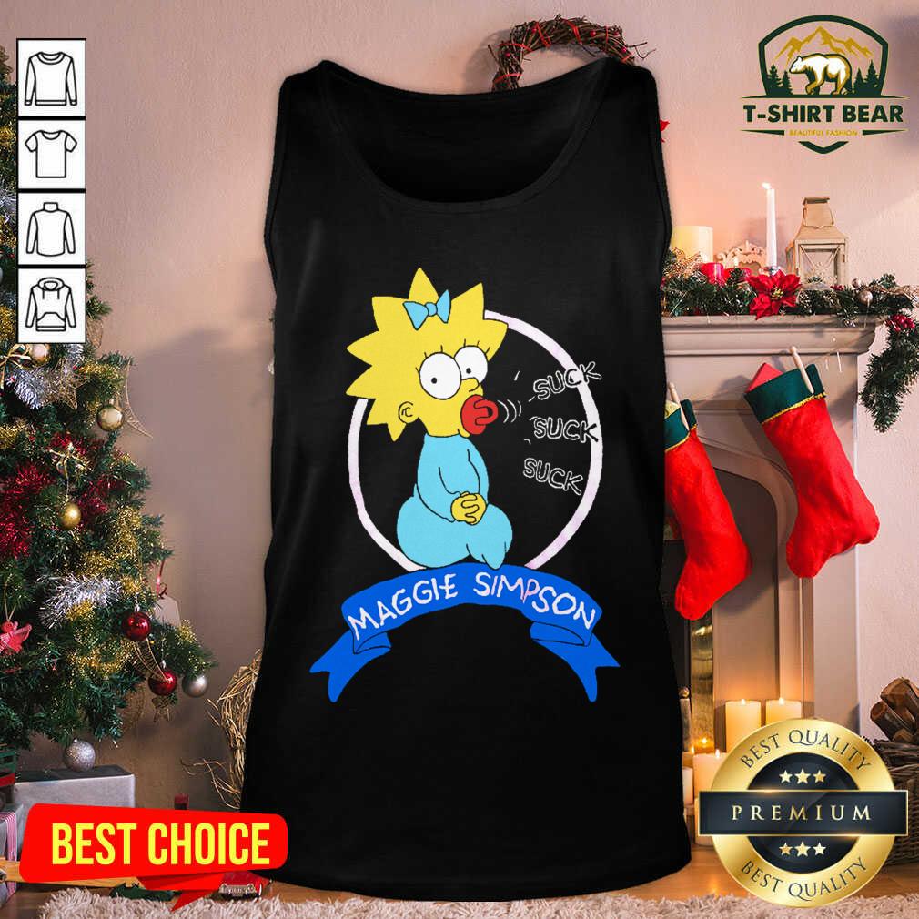 Funny Suck Suck Suck Maggie Simpson Shirt