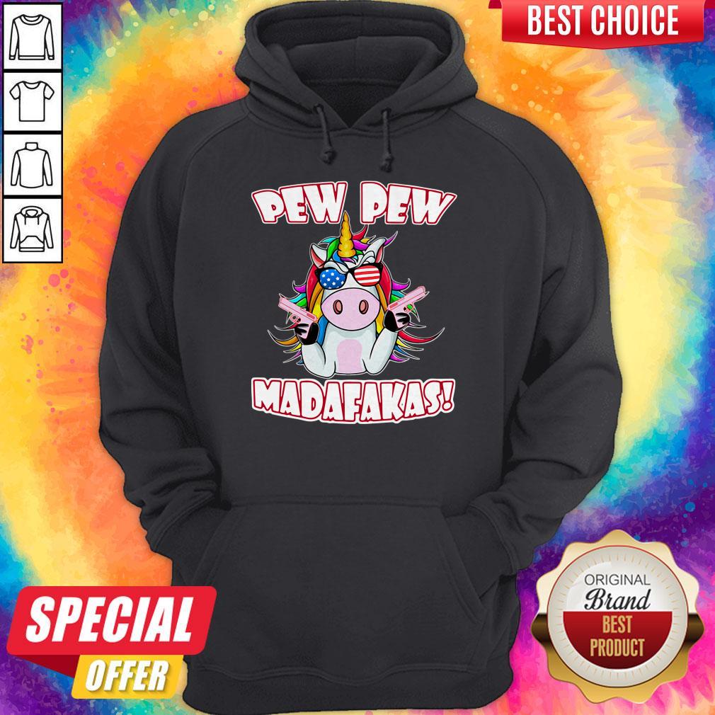Funny Unicorn Pew Pew Madafakas Shirt