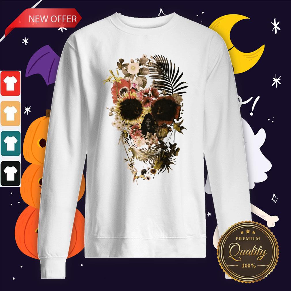 Garden Sugar Skull Day Of The Dead Shirt
