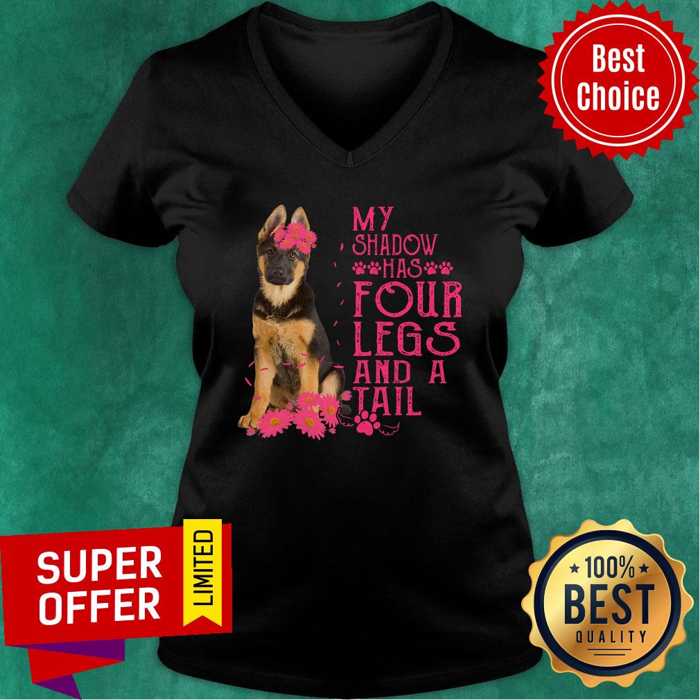 German Shepherd Sad My Shadow Has Four Legs And A Tail Shirt