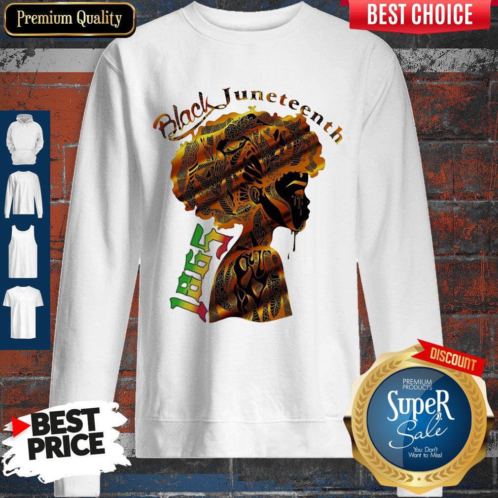 Girl Black Juneteenth Since 1865 Shirt