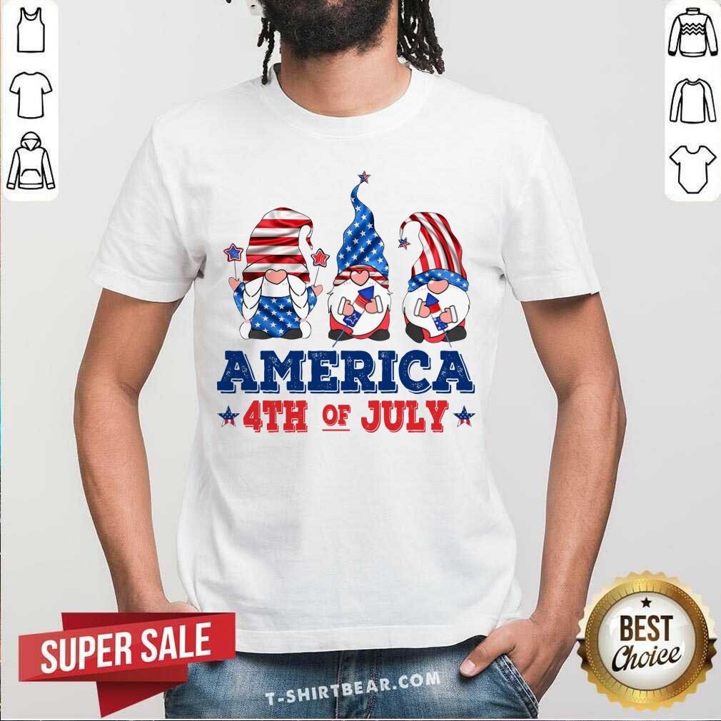 Gnome America 4th Of July Shirt