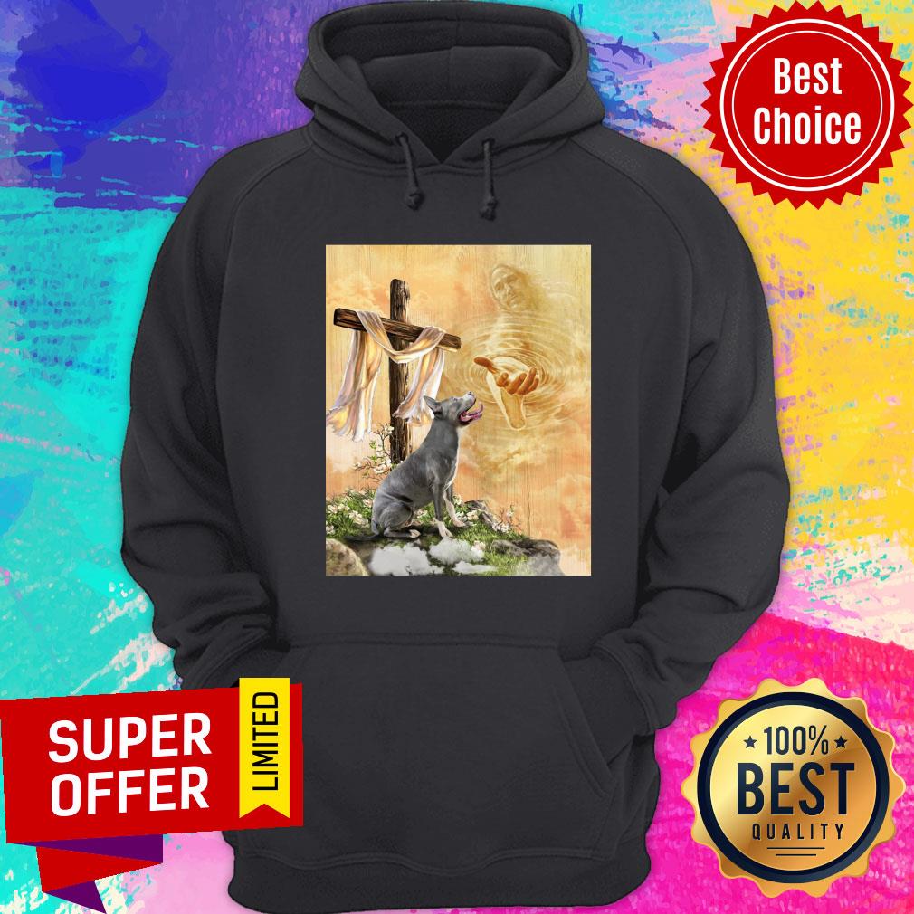 God Hand Canvas Pitbull Shirt