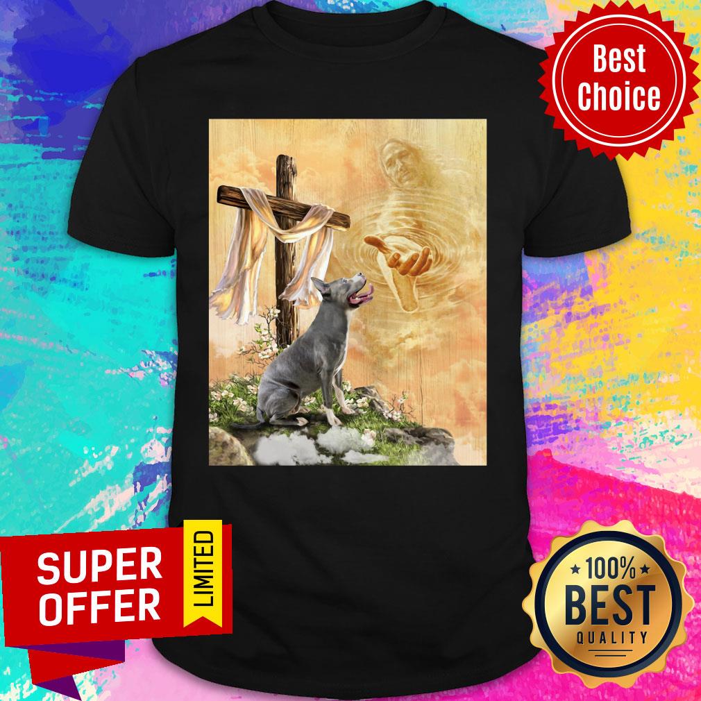 God Hand Canvas Pitbull Shirt
